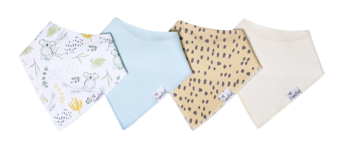 Copper Pearl Aussie Baby Bandana Bibs