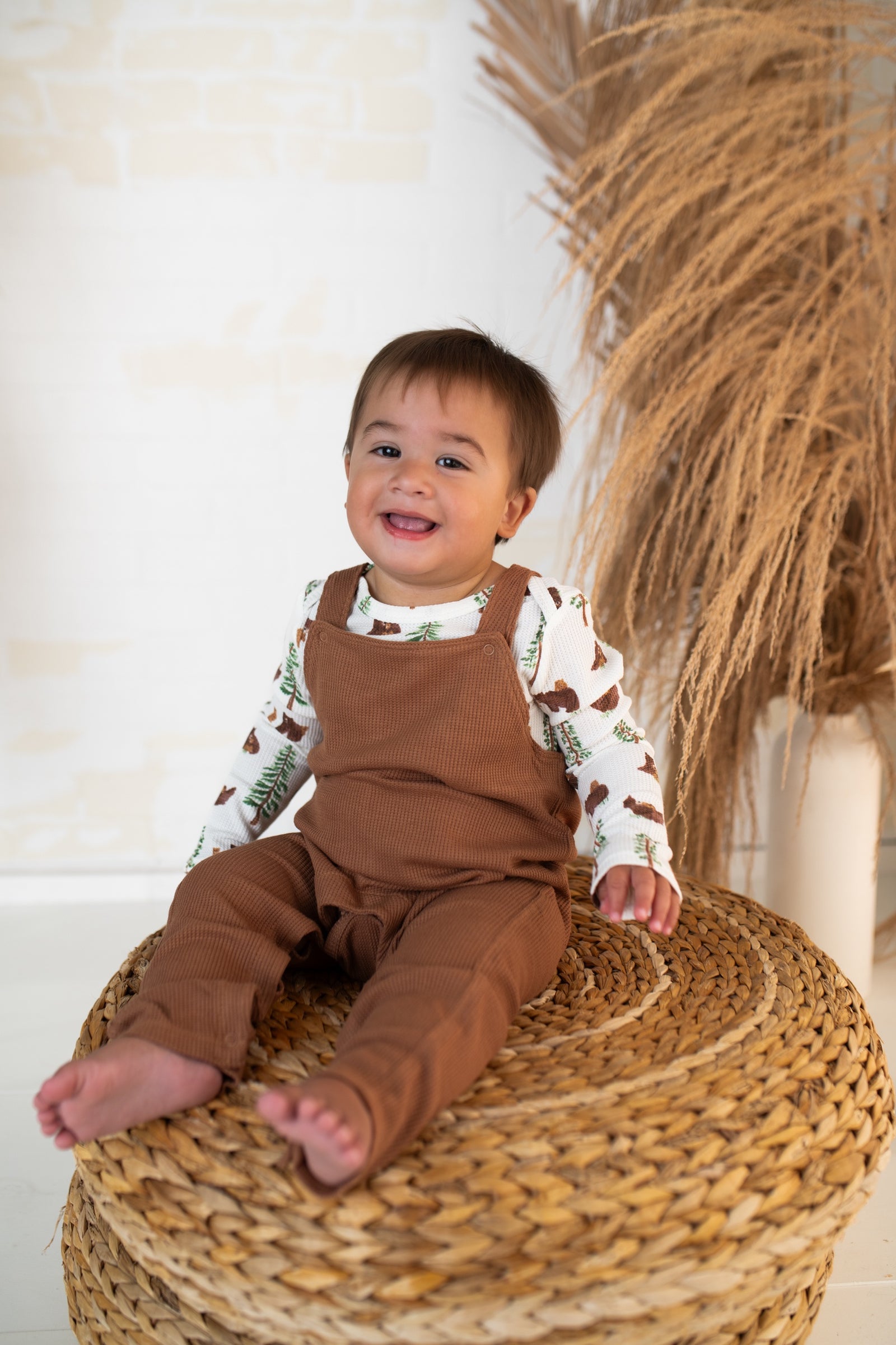 Mocha Brown Corduroy Classic Overall's