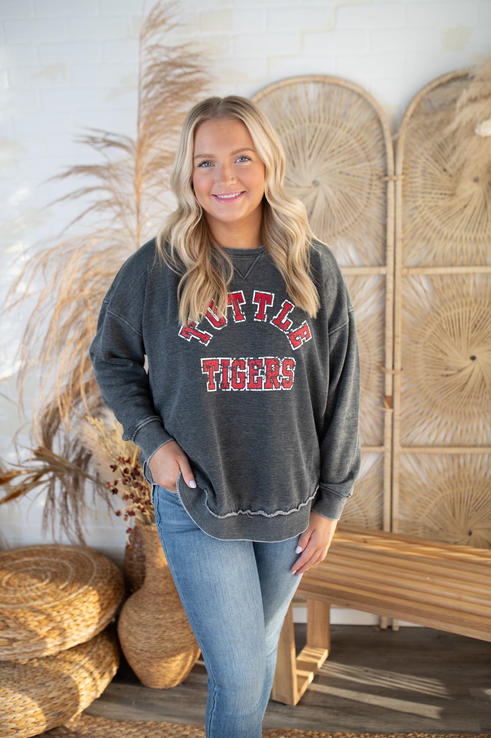 Tuttle Tigers Mega Arch Campus Pullover