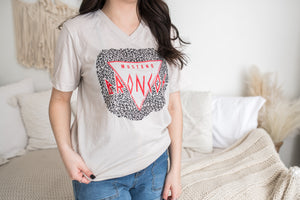 Bronco Leopard Rock and Roll Tee