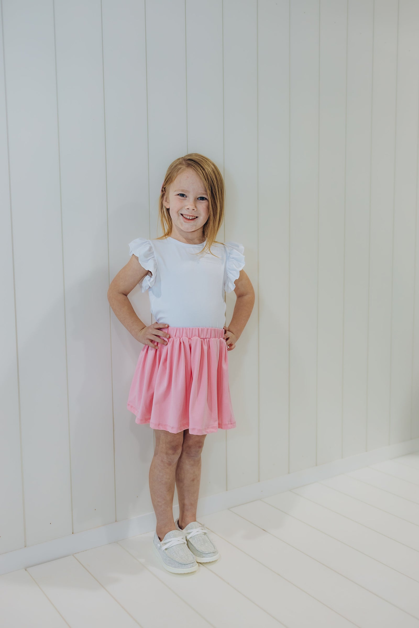 Bubblegum Pink Twirl Skirt