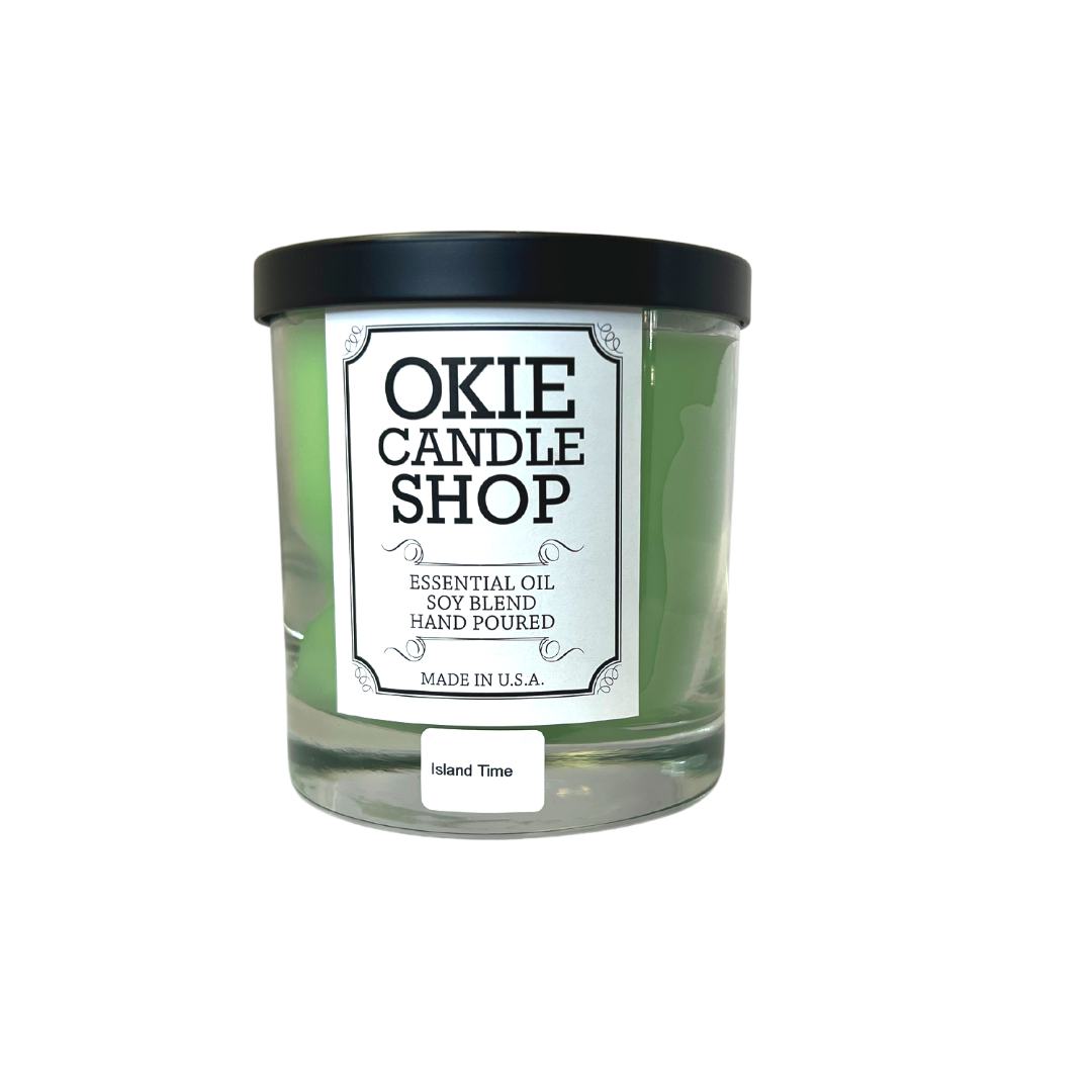 Okie Candle Island Time -Small Tumbler Candle