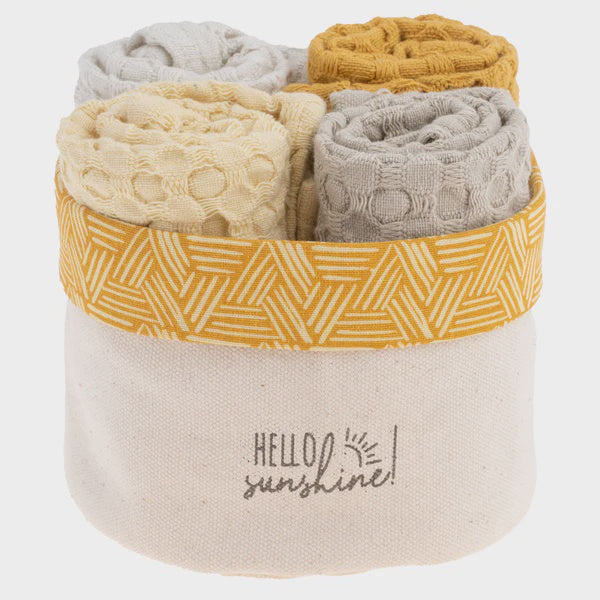 "Hello Sunshine"-Dish Cloth Set