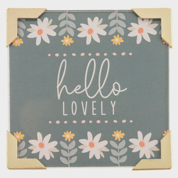 "Hello Lovely" Framed Magnet