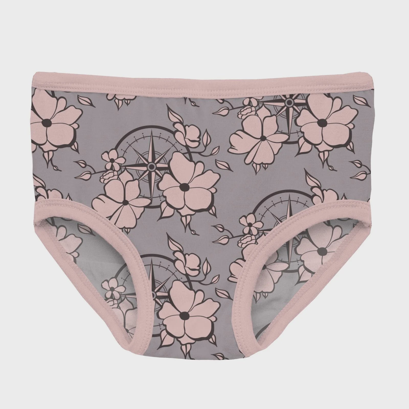 Kickee Feather Nautical Floral Underwear
