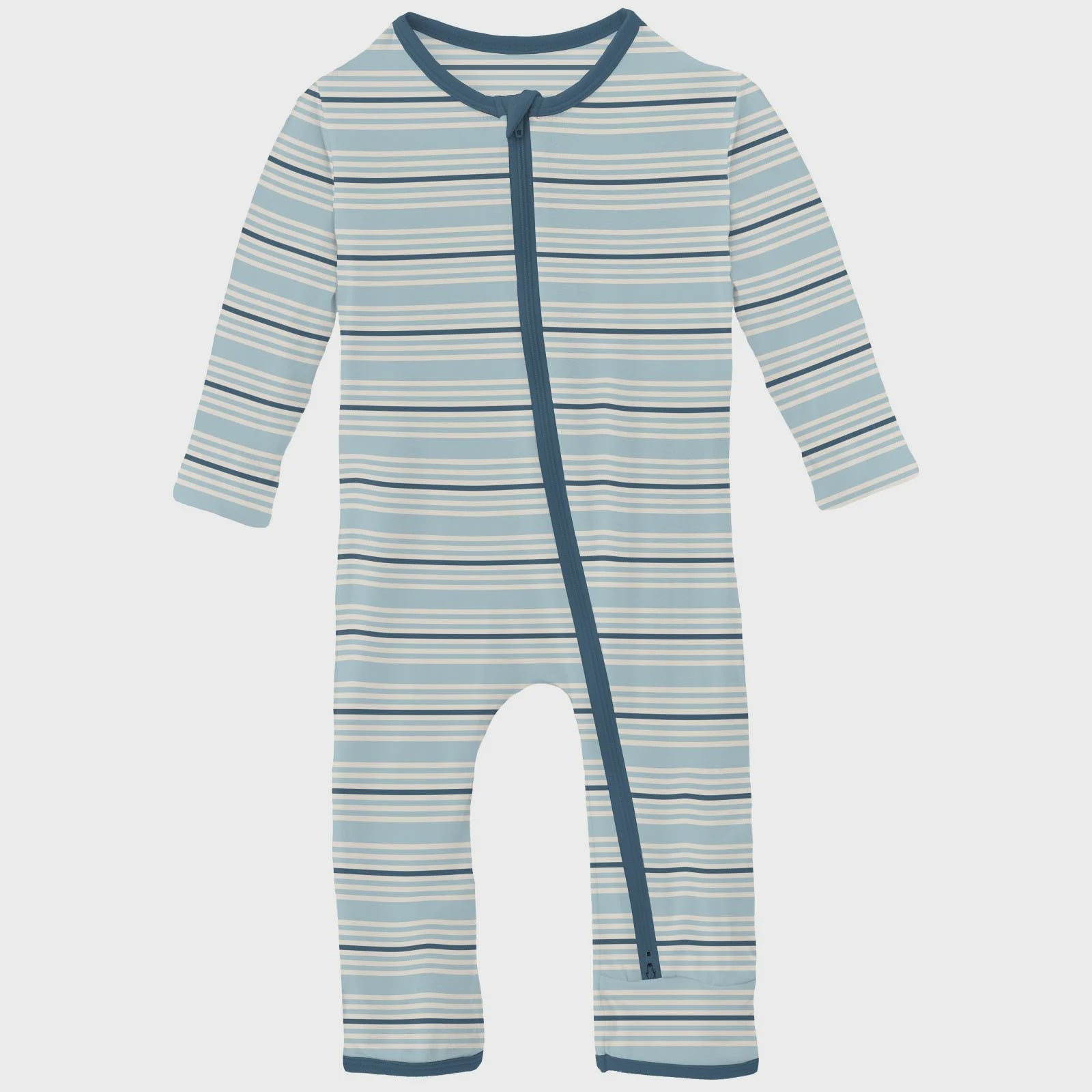 Jetsam Stripe Coverall with 2 Way Zipper