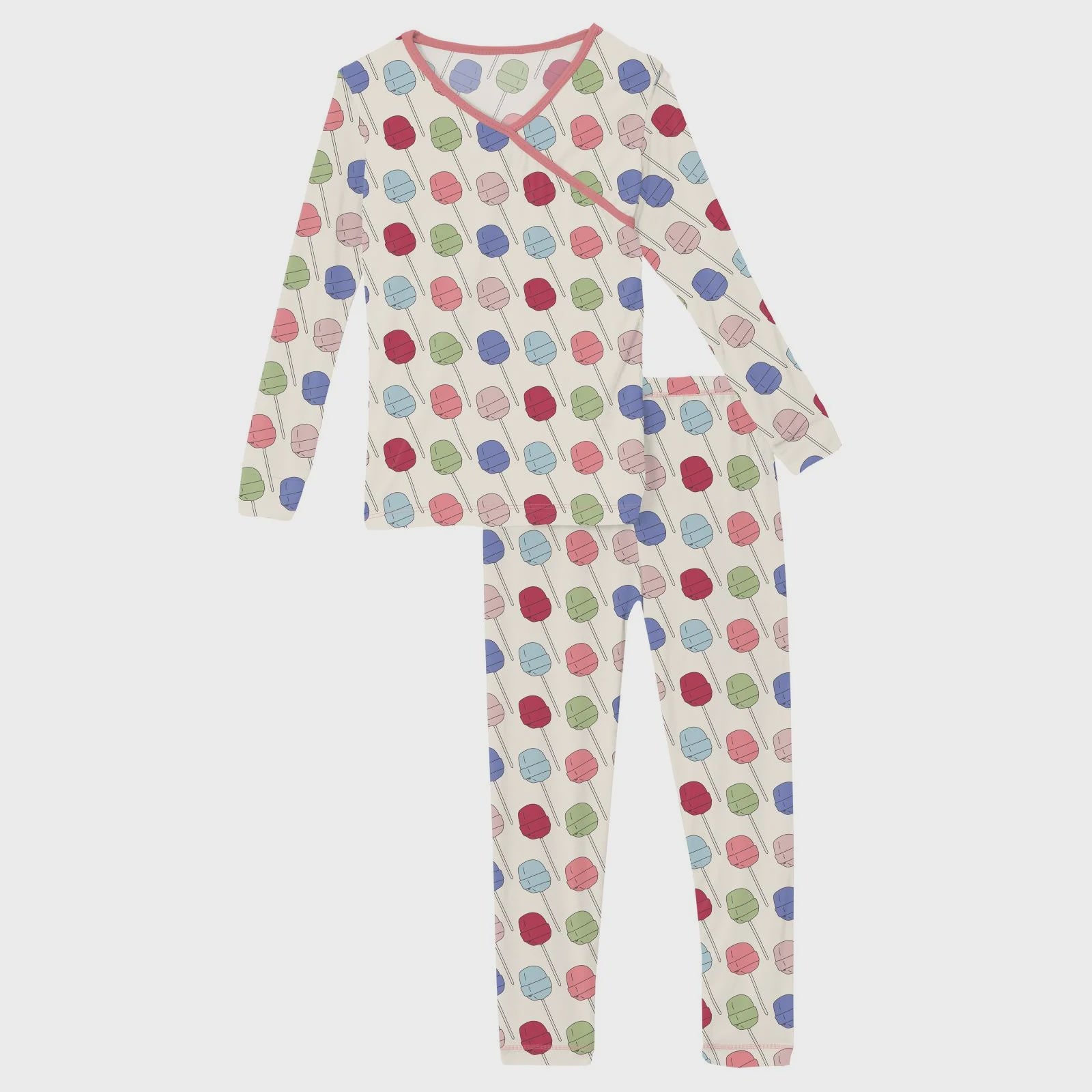 Lula's Lollipop's LS Kimono  Pajama Set