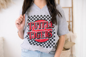 Checkered Tuttle Tigers Tee