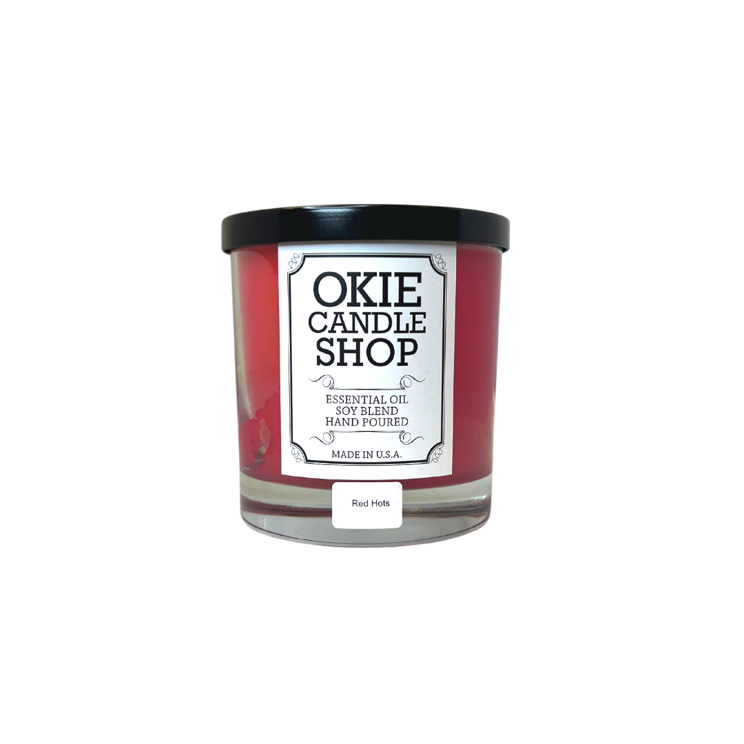 Okie Candle Red Hot - Large