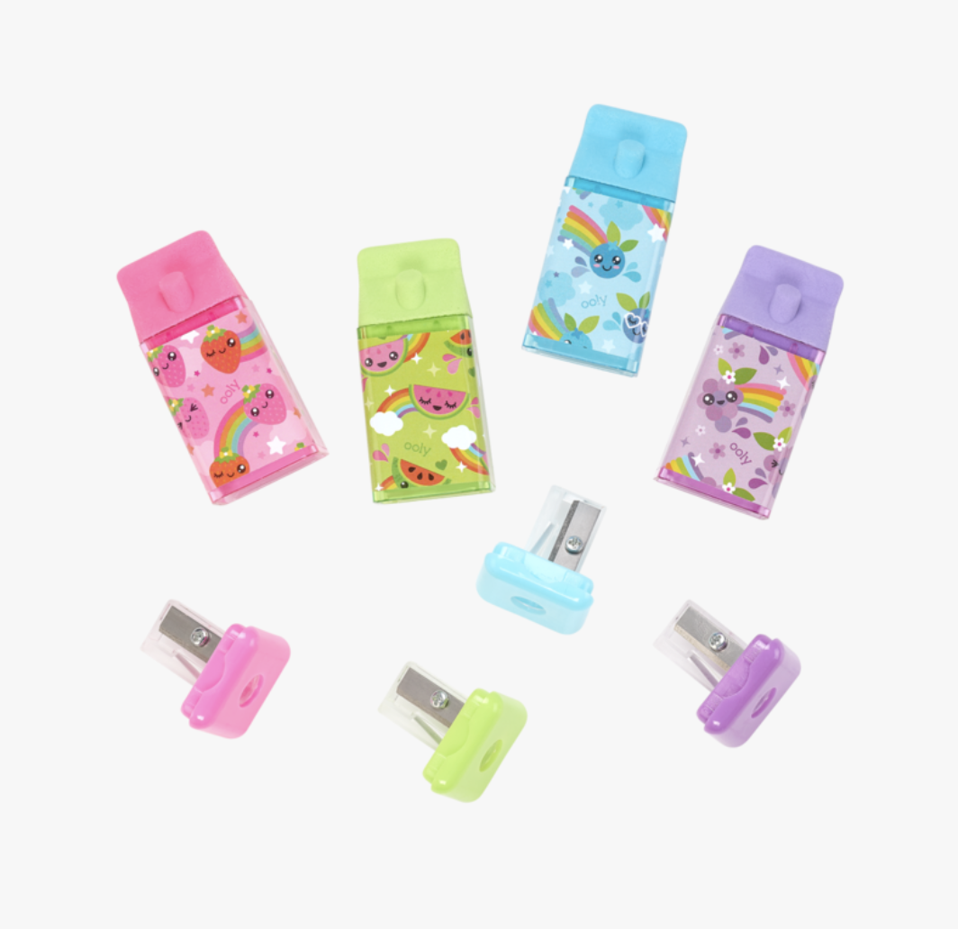 Juicy Box Scented Eraser & Pencil Sharpener