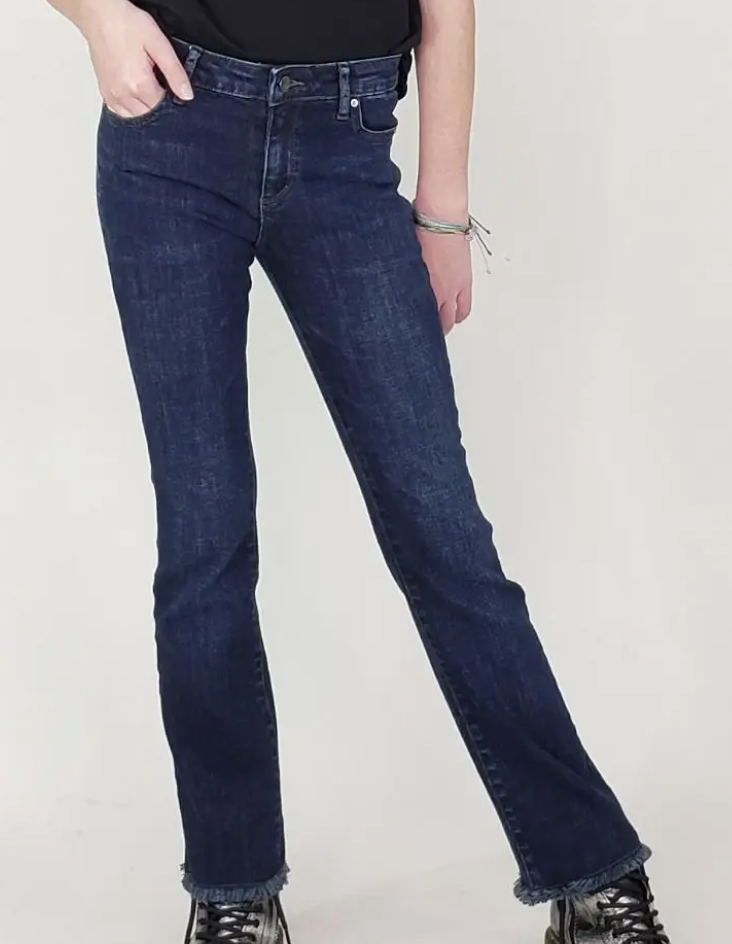 Girl's High Rise Boot Cut Jeans
