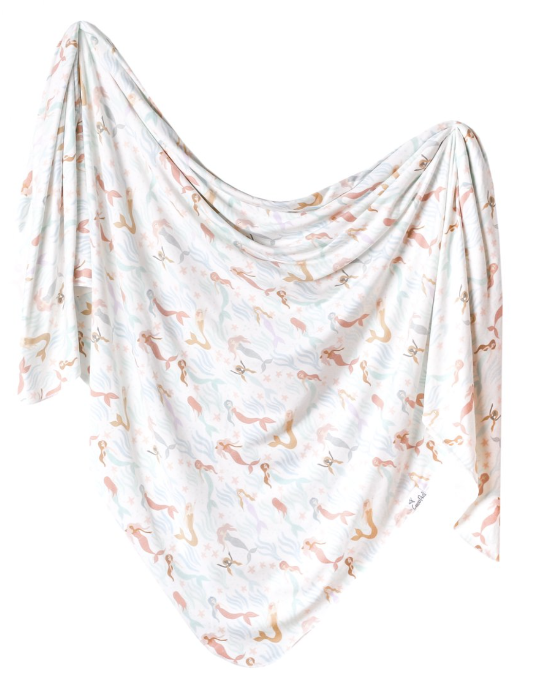 Coral Copper Pearl Swaddle Blanket