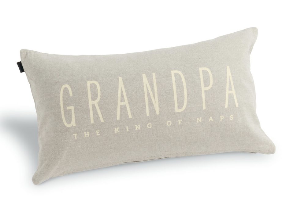 Grandpa (the king of naps) Pillow