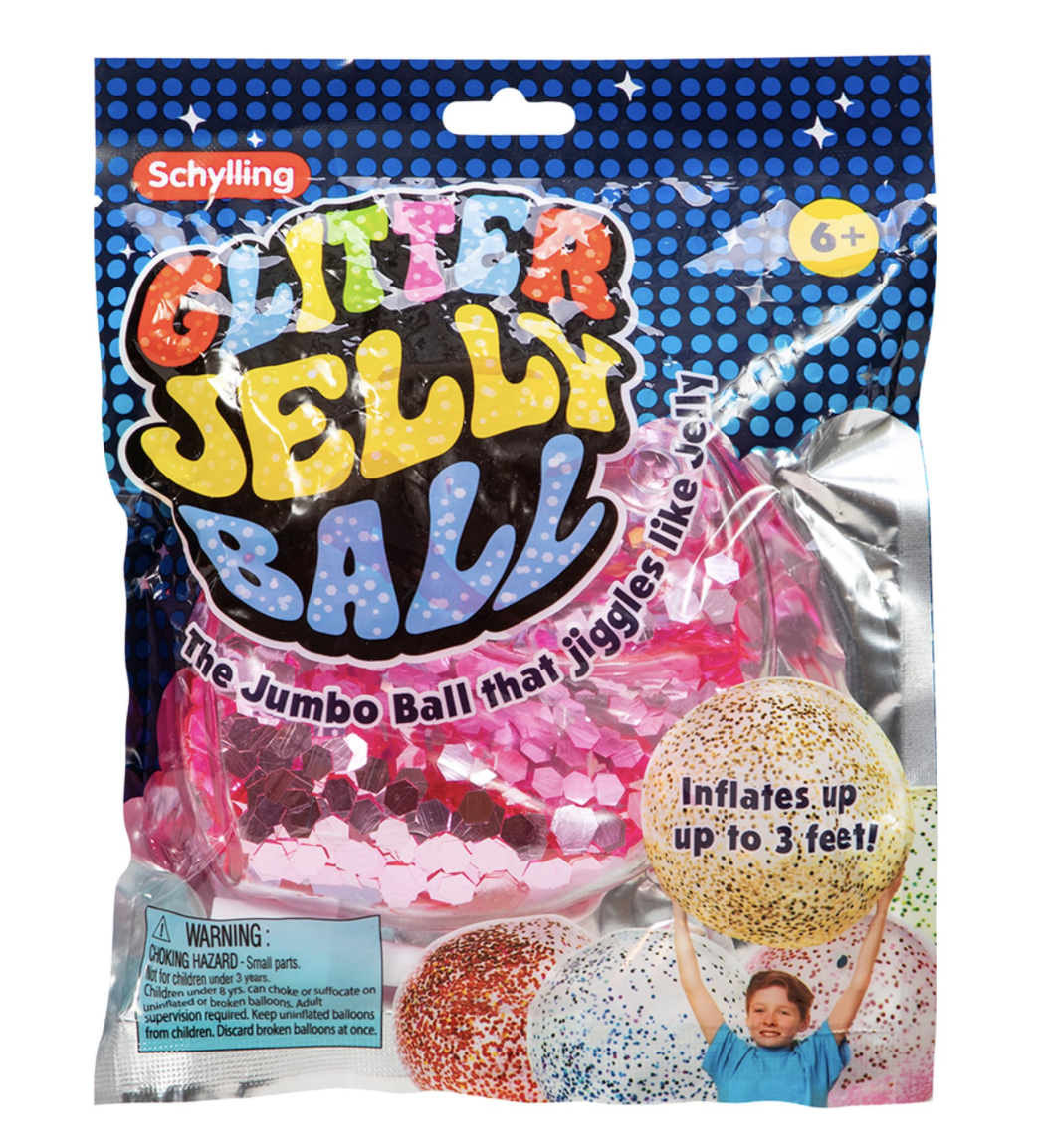 Jumbo Glitter Jelly Ball (assorted colors)