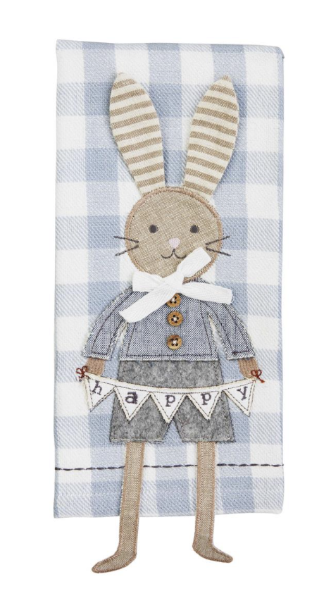Boy Bunny Dangle Leg Towel