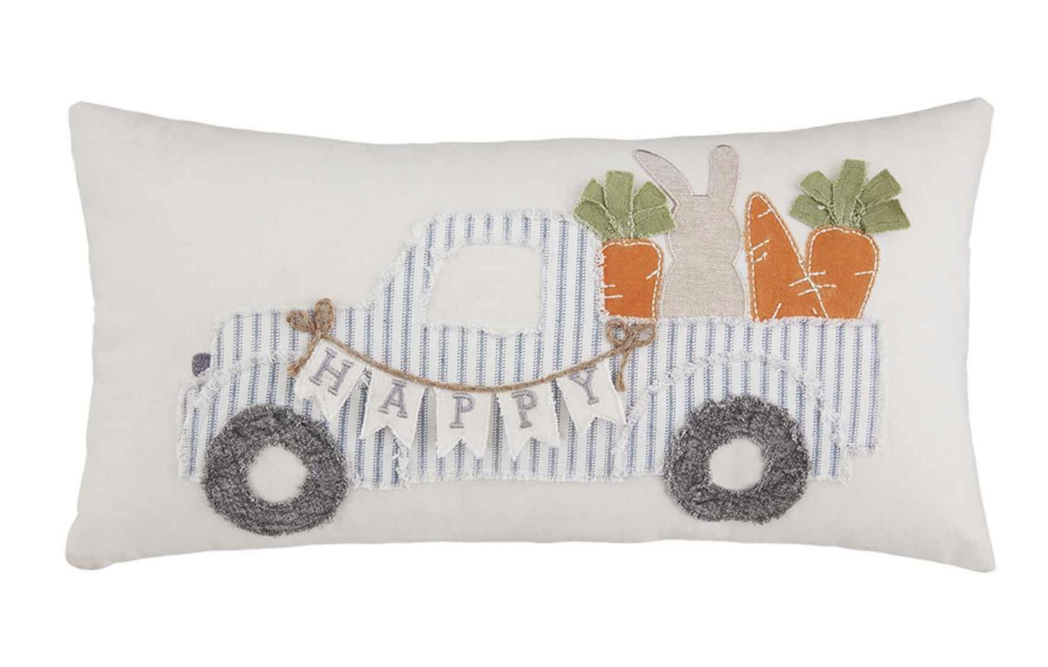 Bunny Truck Pillow