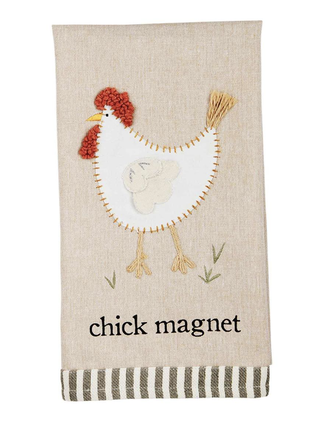 Chicken Applique Towel