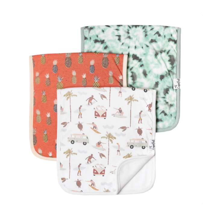 Maui Copper Pearl Burp Cloth