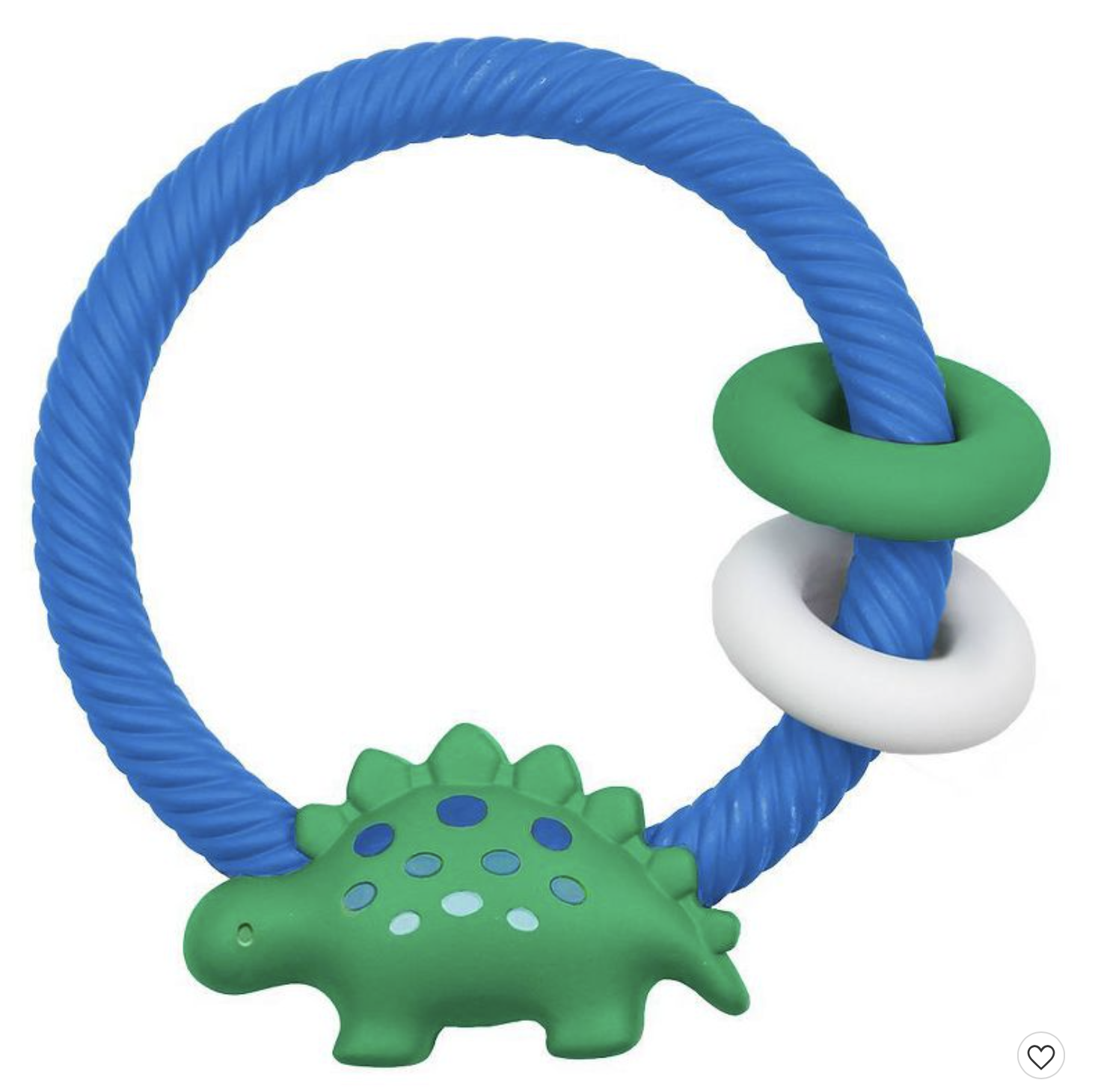 Ritzy Rattle Silicone Teether Rattles- Dino