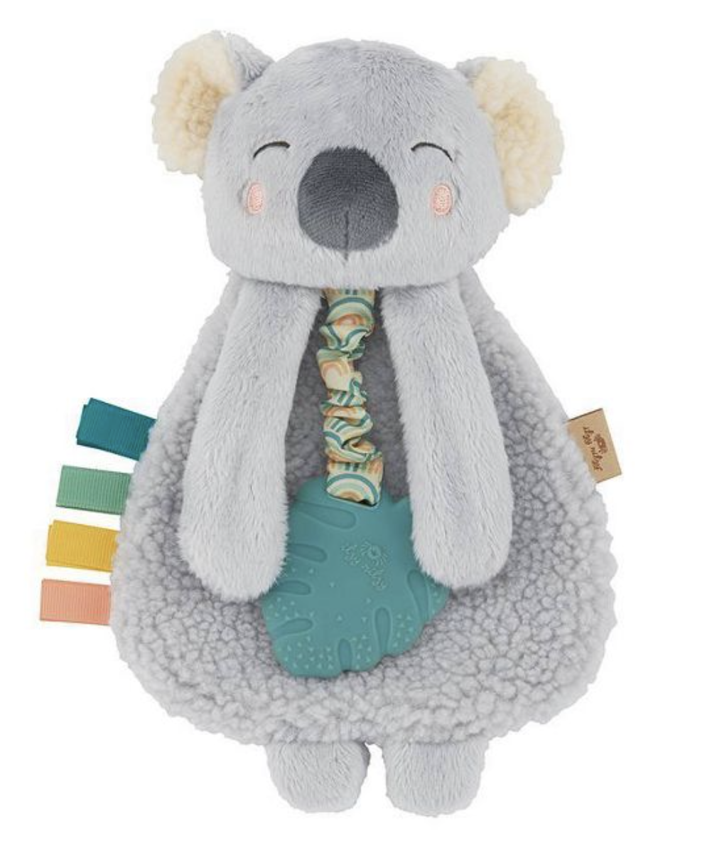 Itzy Lovey Koala Plush w/ Silicone Teether Toy