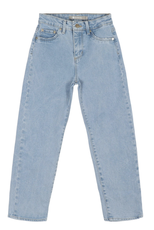 Girl's High rise Straight Light Jeans