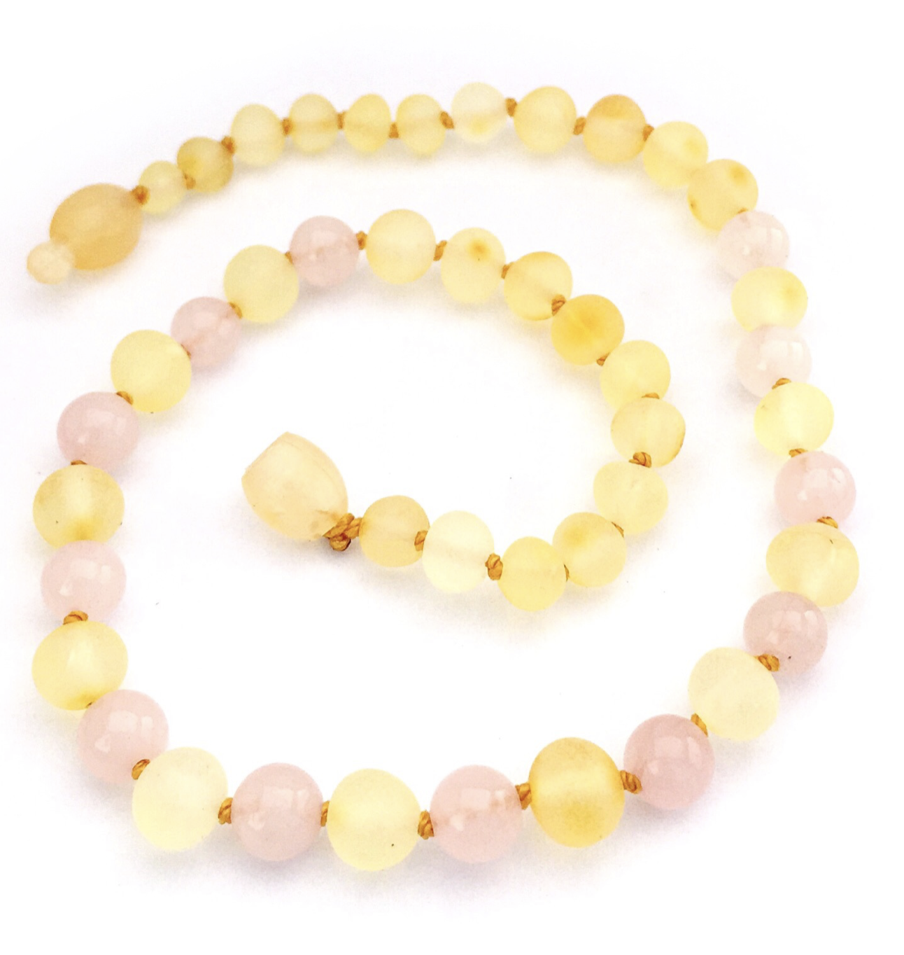 Raw Lemon & Rose Quartz