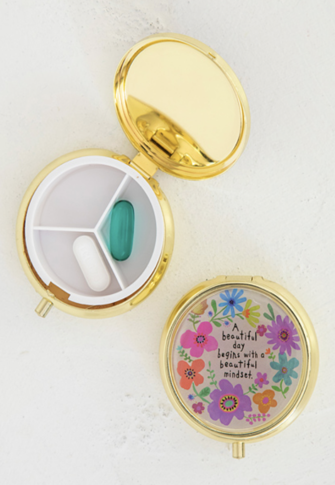 Pill Box Circle Beautiful Day