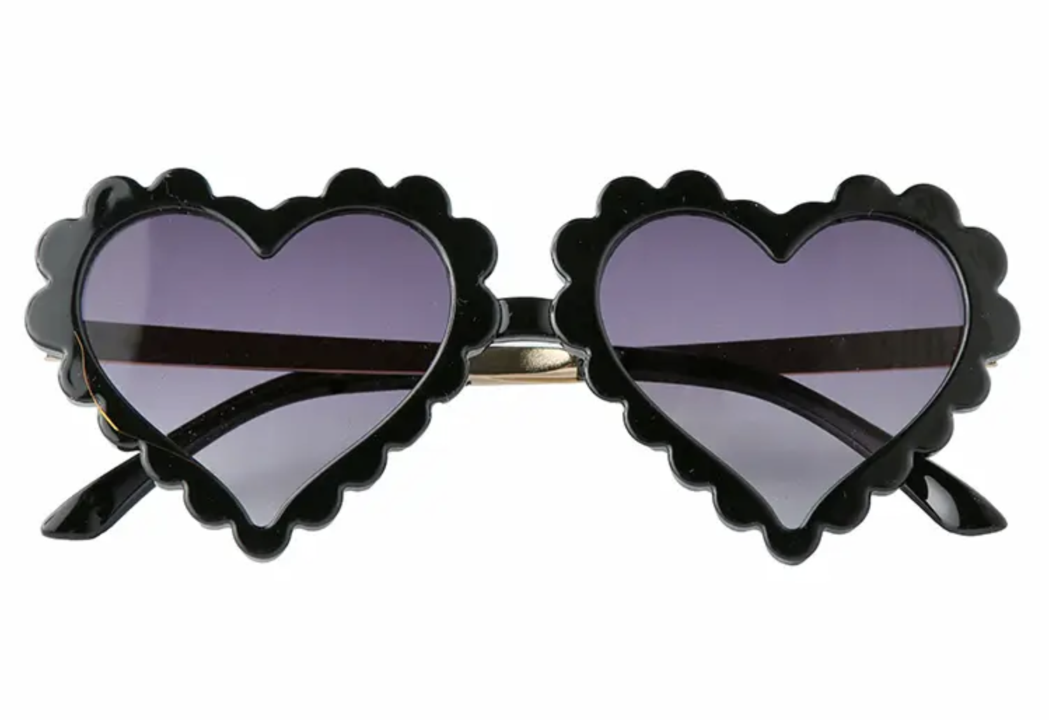 Kids Heart Sunglasses Black