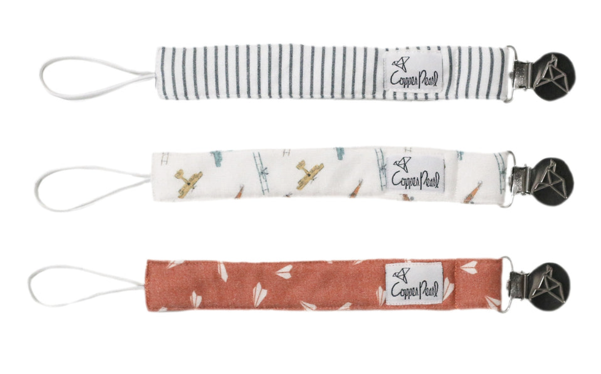 Ace Copper Pearl Binky Clip Set