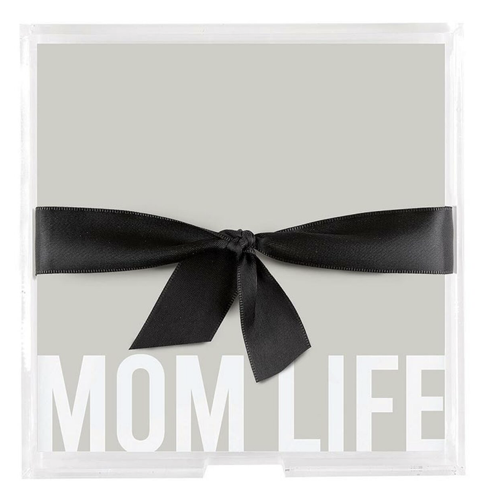 Mom Life Paper and Acrylic Tray