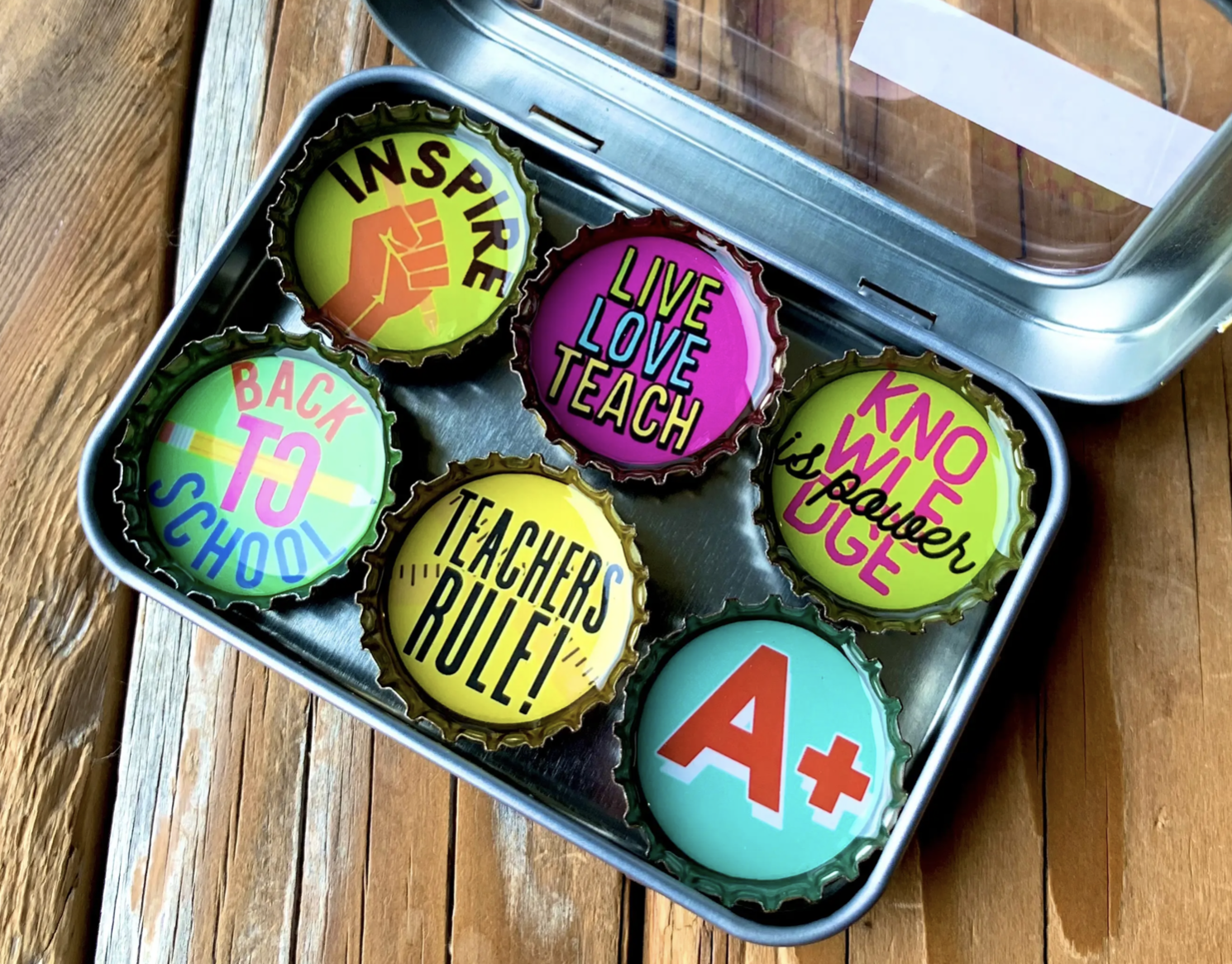 #1 Teacher Magnet Pack (6 Magnets)