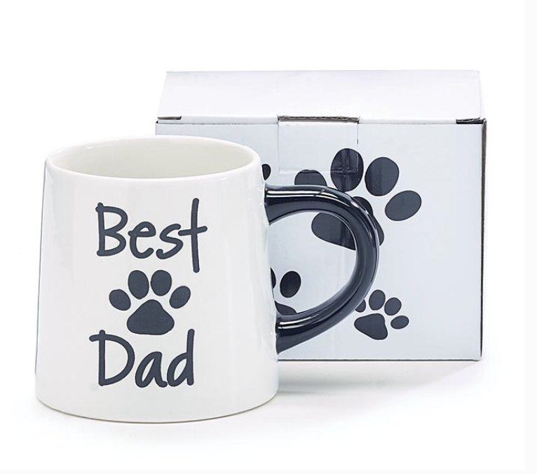 Mug - Best Dad Paw Print