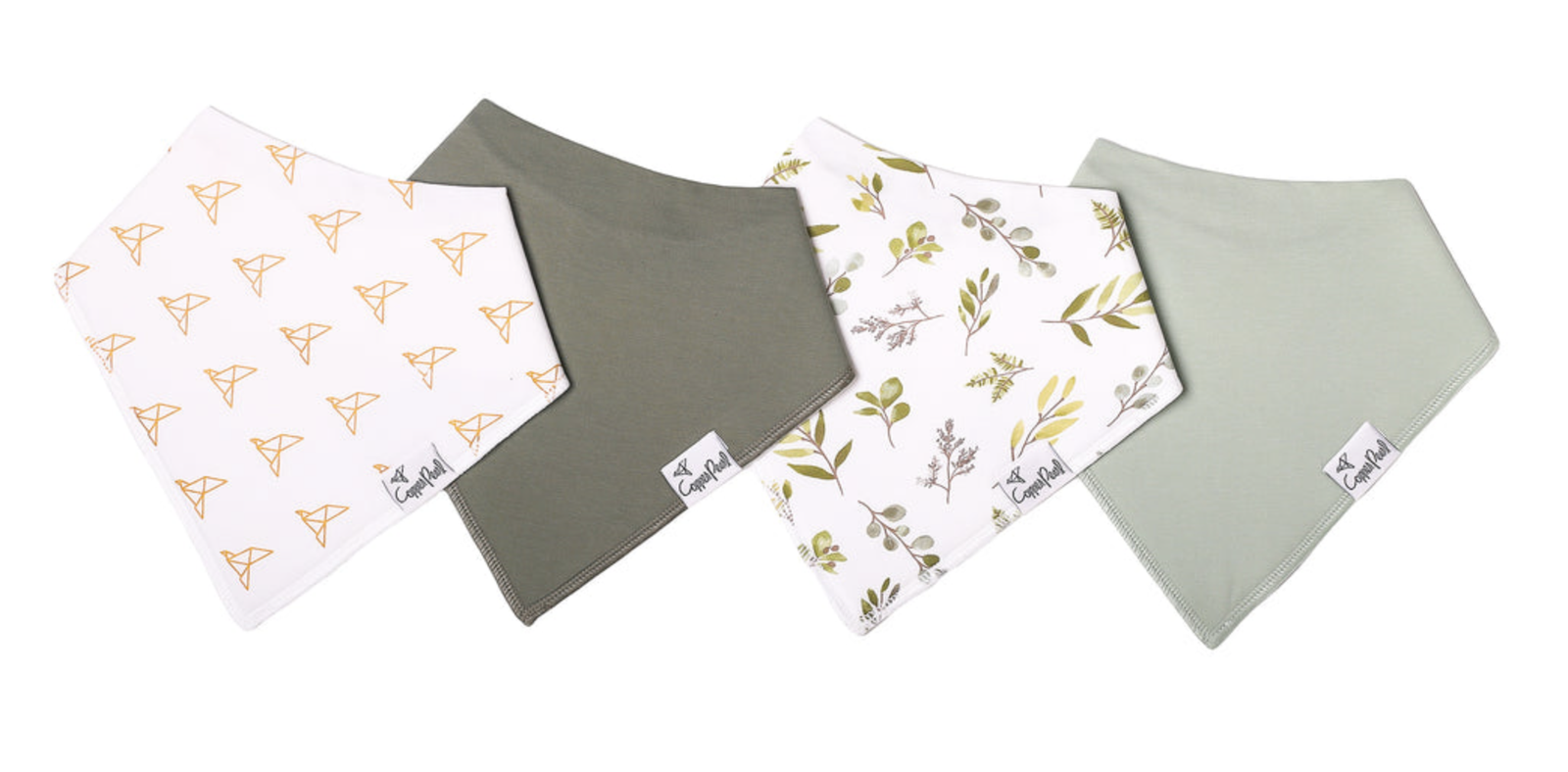 Haven Copper Pearl Baby Bandana Bibs