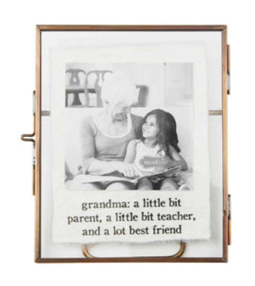 Grandma Glass Metal Frame 3x3