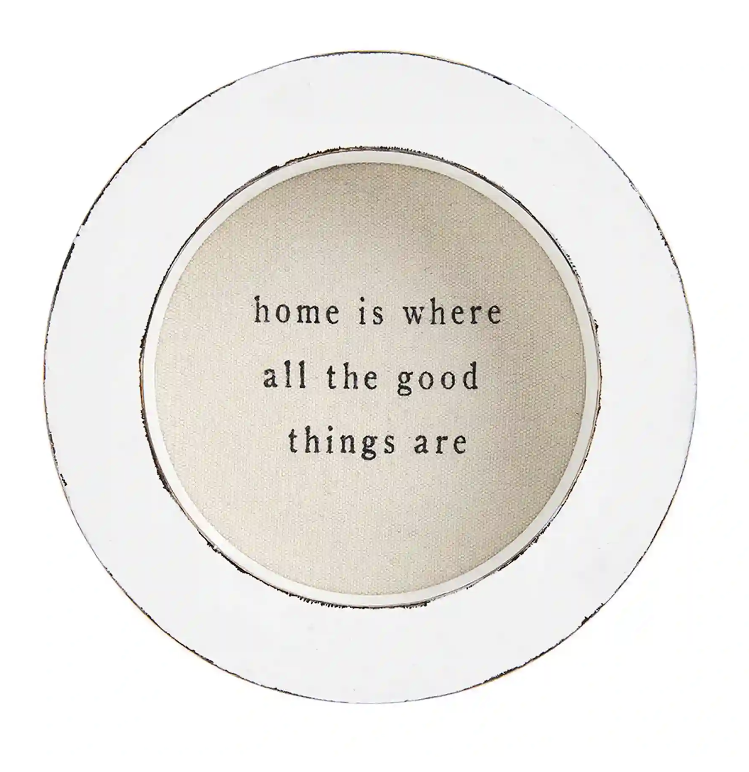 Home is Where Circle Plaque