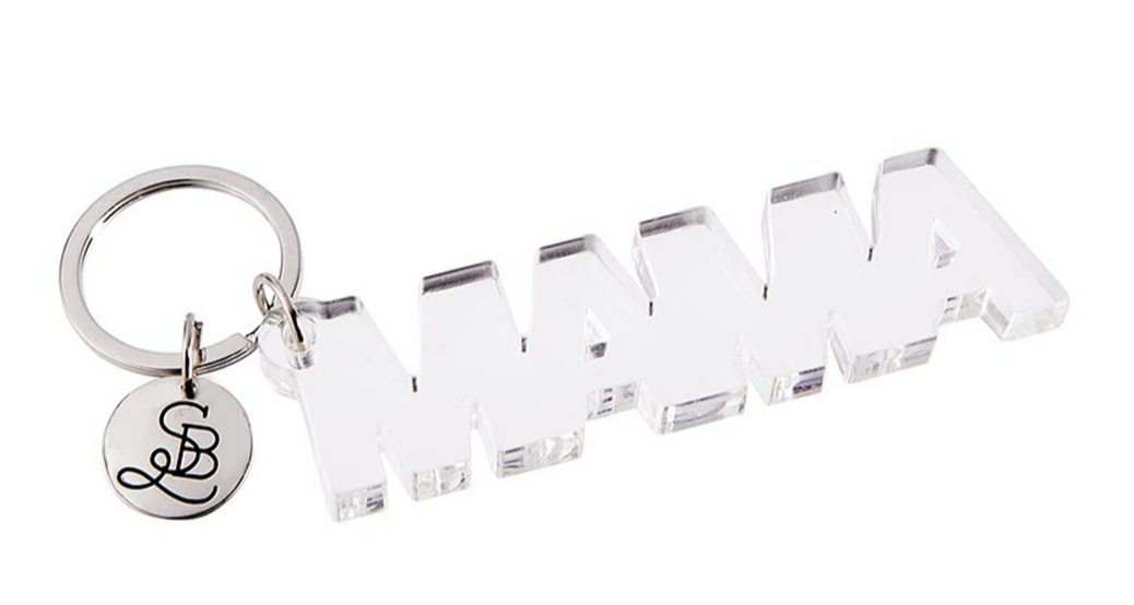 Acrylic Word Keychain- Mama