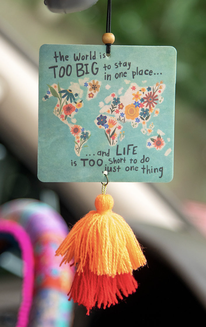 The World Is Big Air Freshener