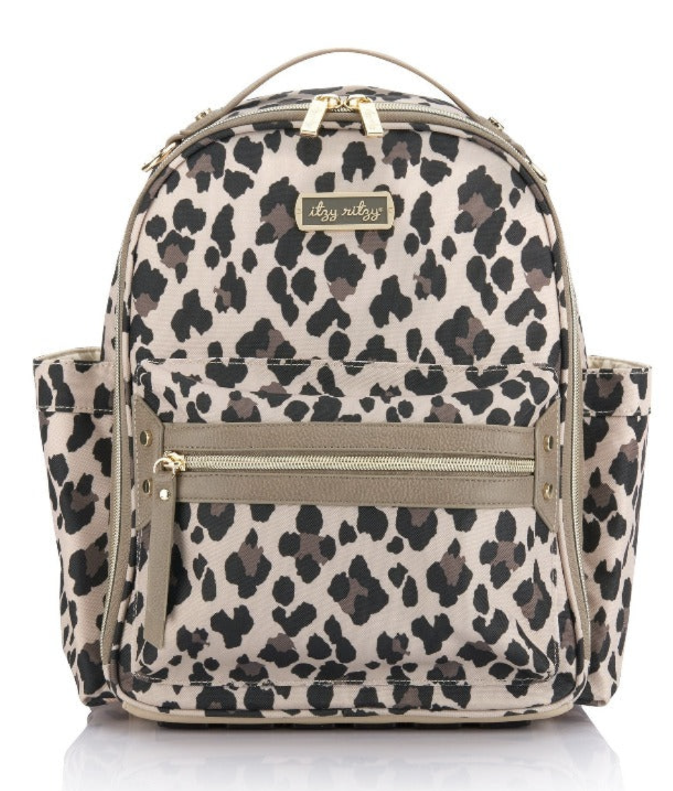 Leopard Itsy Mini Diaper Bag Backpack