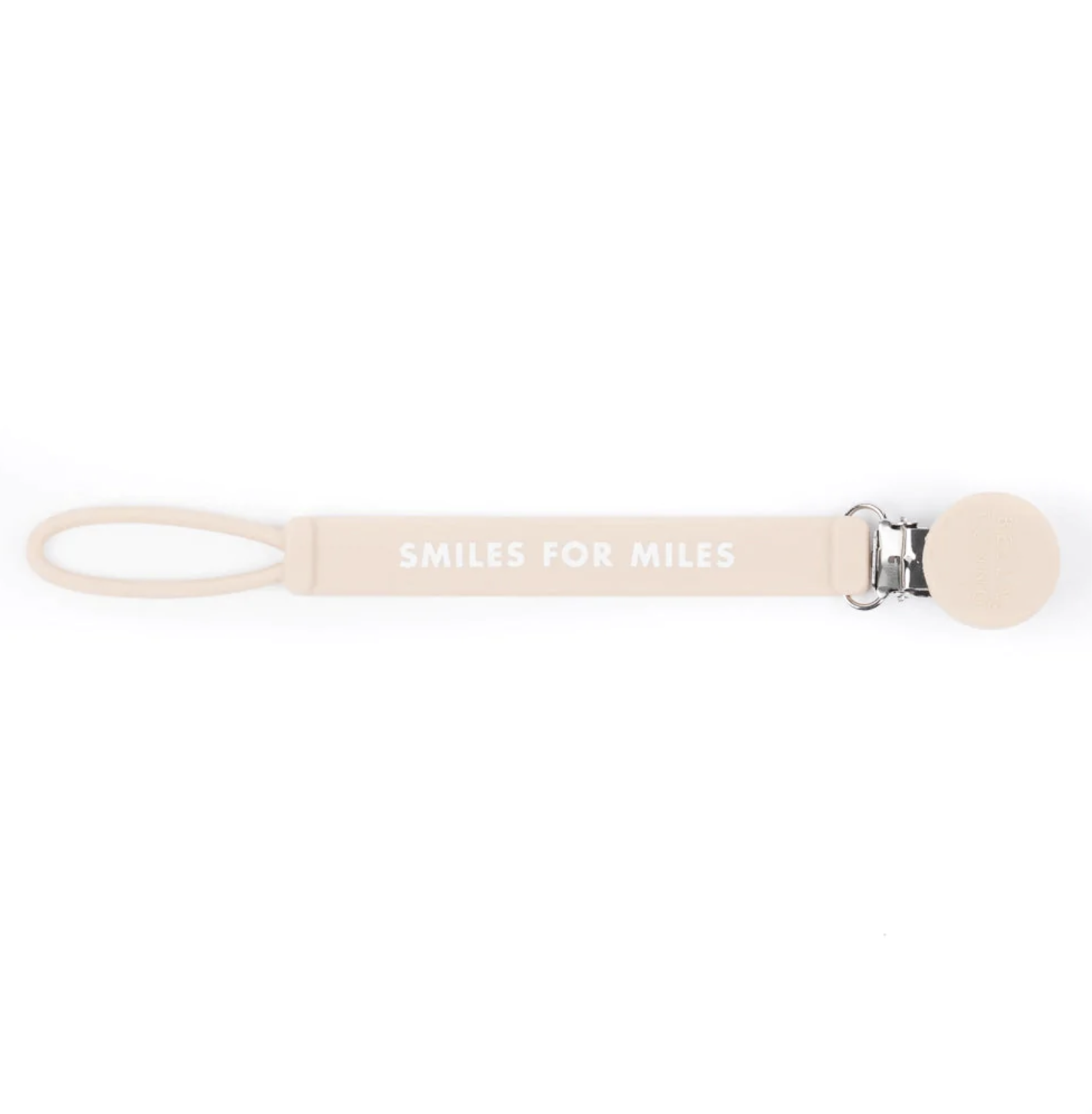 Bella Tunno Printed Pacifier Clip- Smiles for Miles