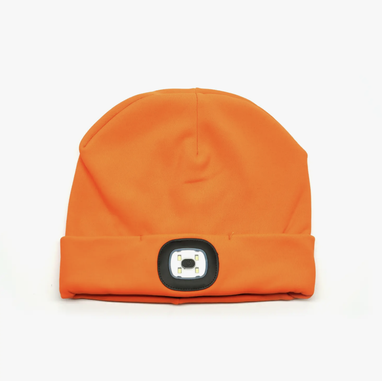 Blaze Orange Night Scout Beanie (LED)