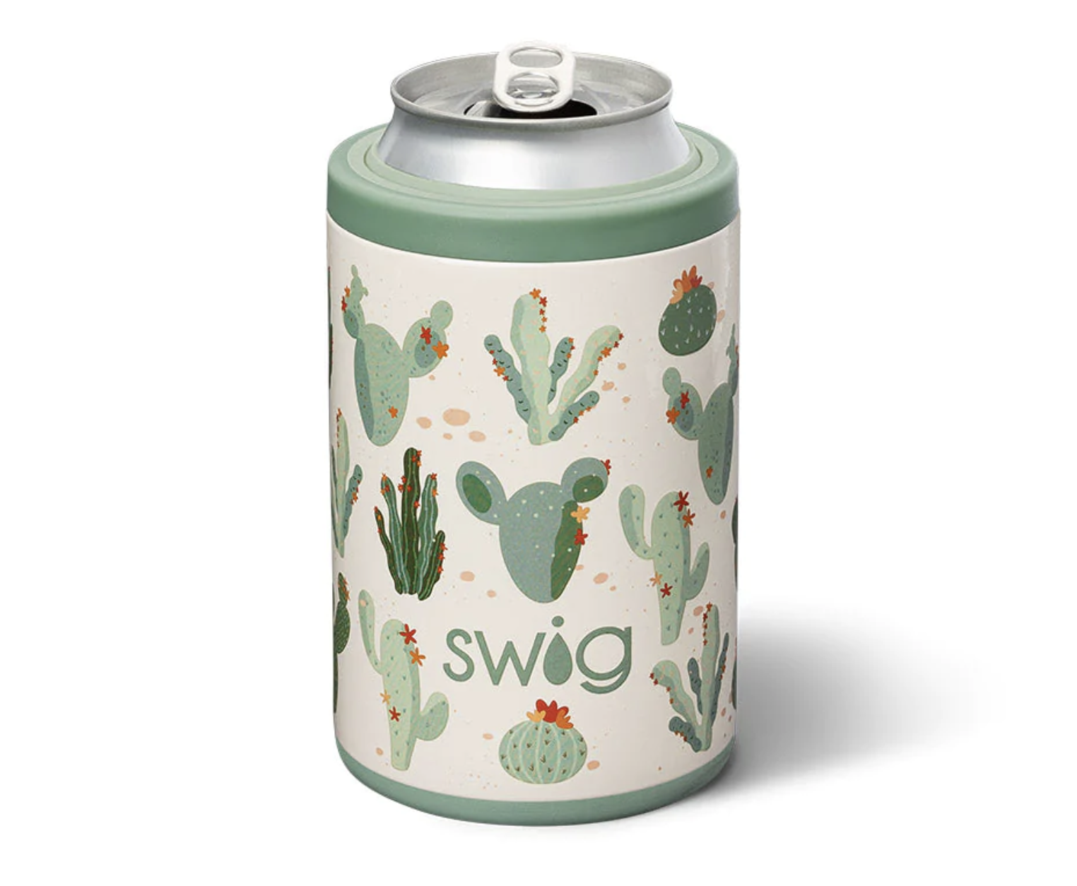 Swig 12oz Can+Bottle Cooler- Prickly Pear