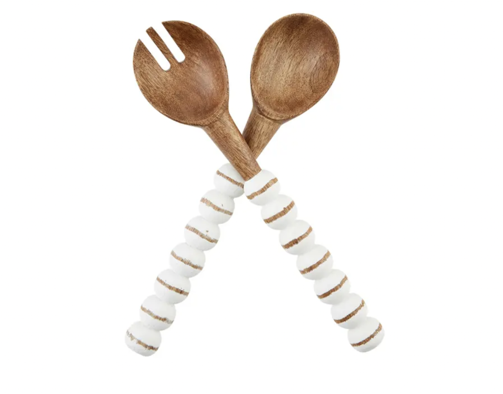 Natural Wood Serving Set Utensils
