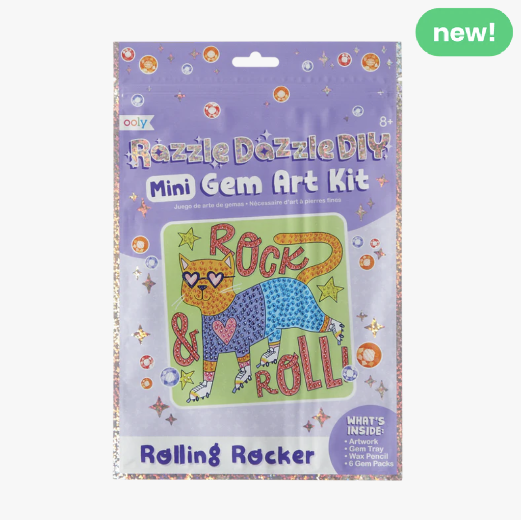 Mini Razzle Dazzle Gem Art Kit- Rocking Kitty