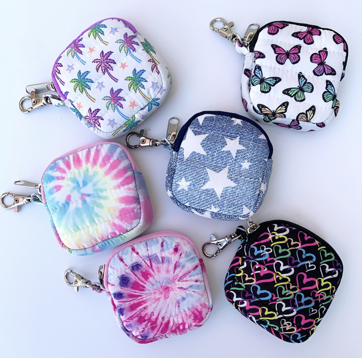 Puffer Earbud Case- Assorted Prints