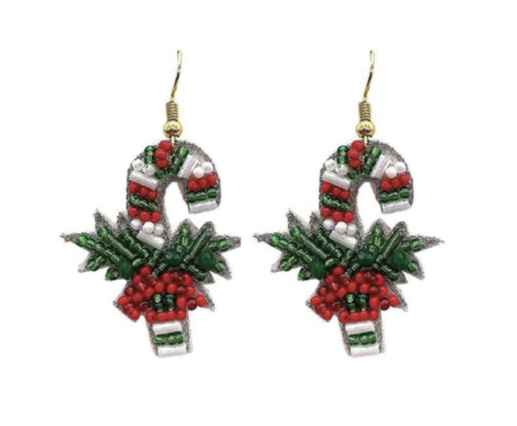 Candy Cane Earrings