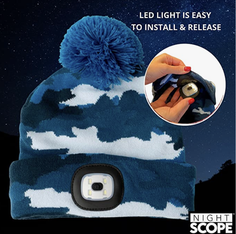 Kid's Rechargeable LED Beanie- Incognito