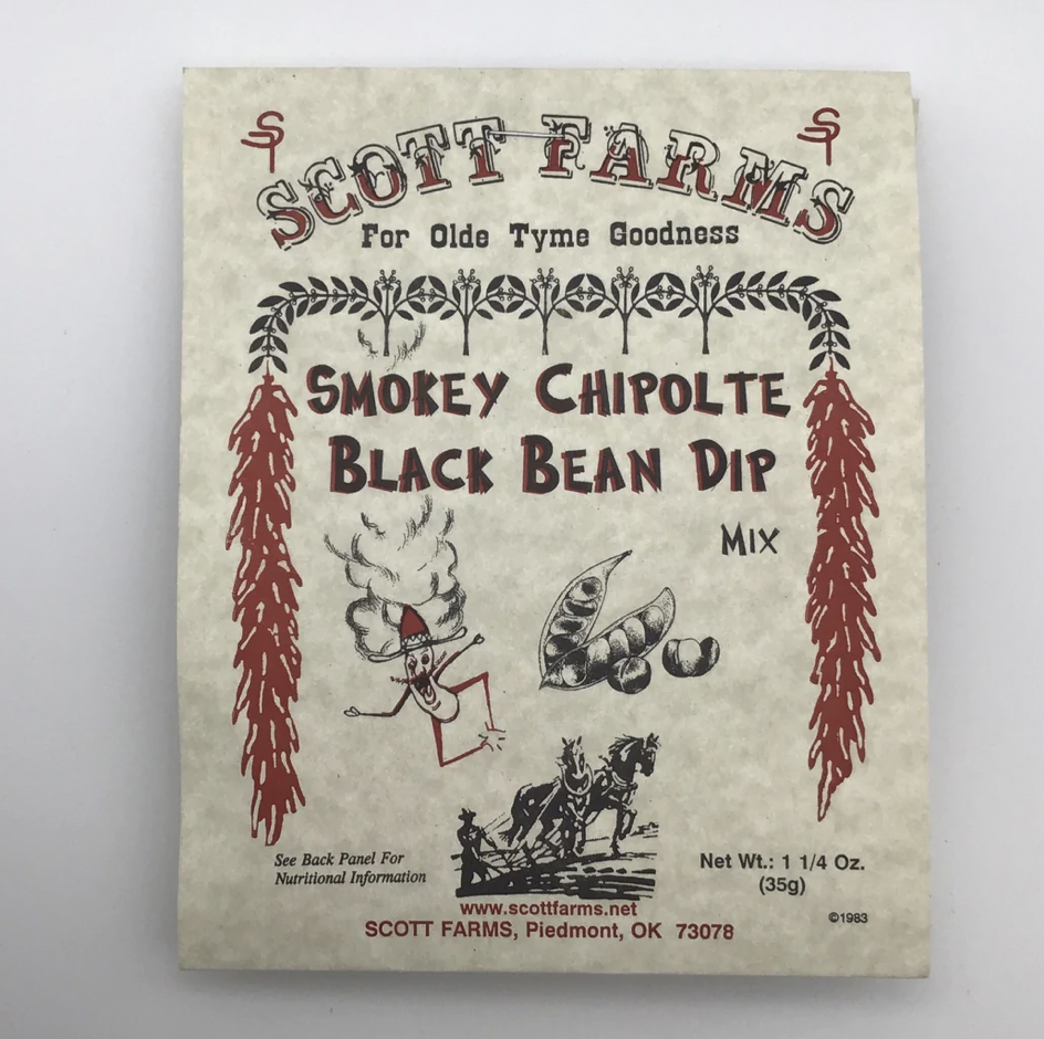 Scott Farms Smokey Chipotle Black Bean Dip Mix