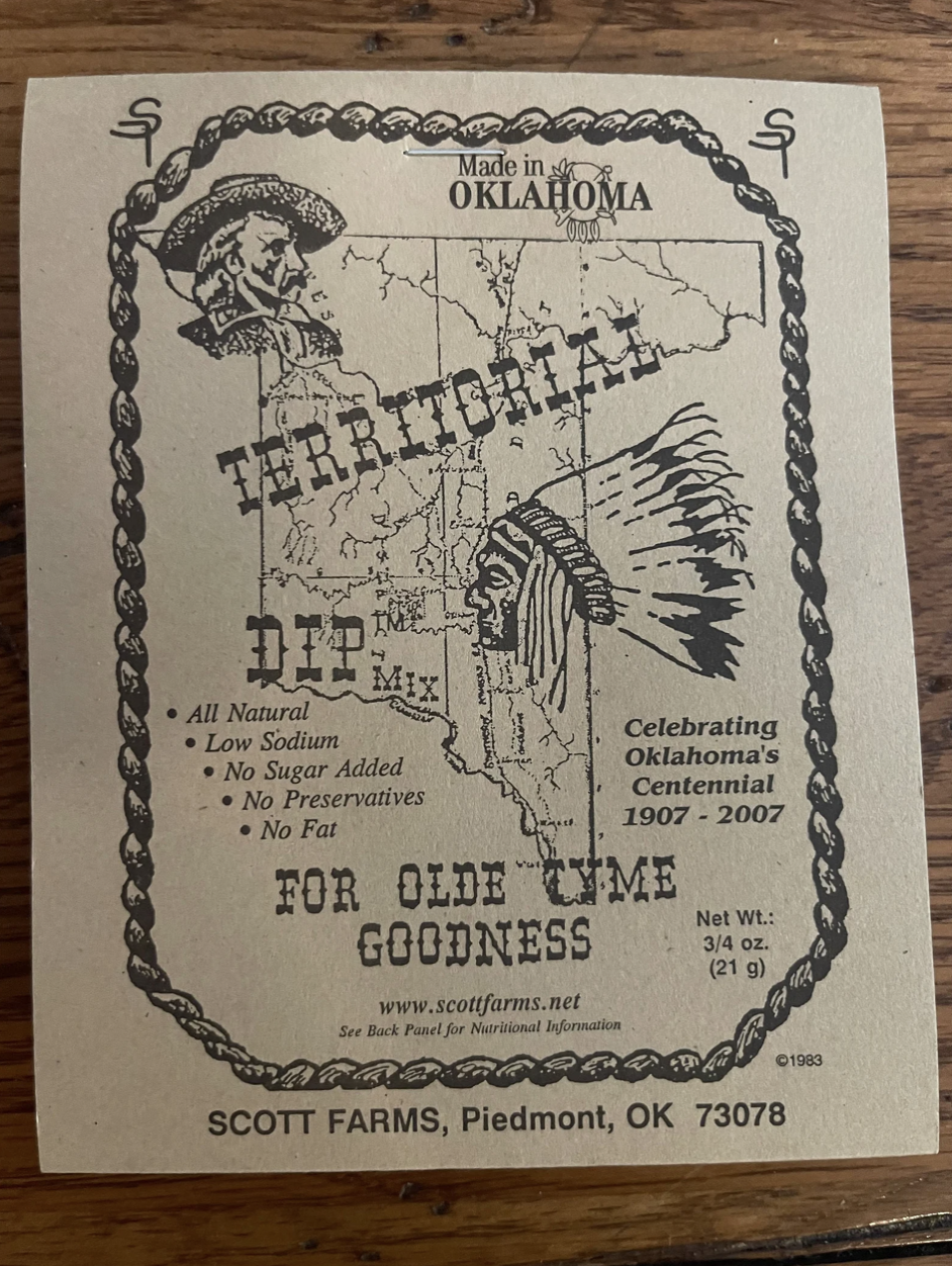 Scott Farms Territorial Dip Mix