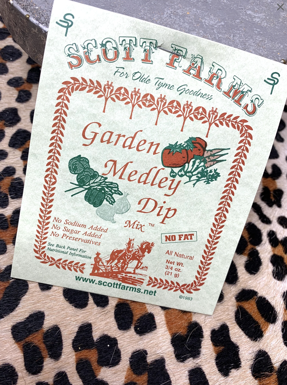 Scott Farms Garden Medley Dip Mix