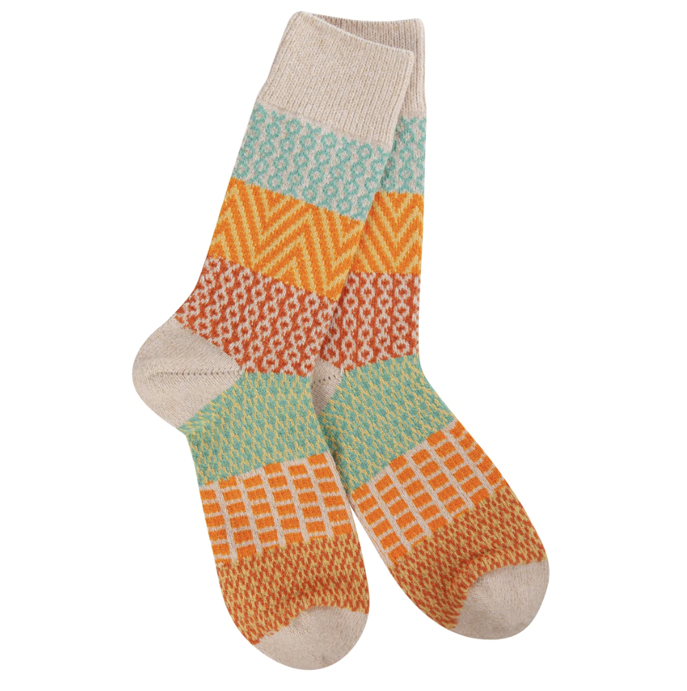 World's Softest Fuzzy Socks- Wheat